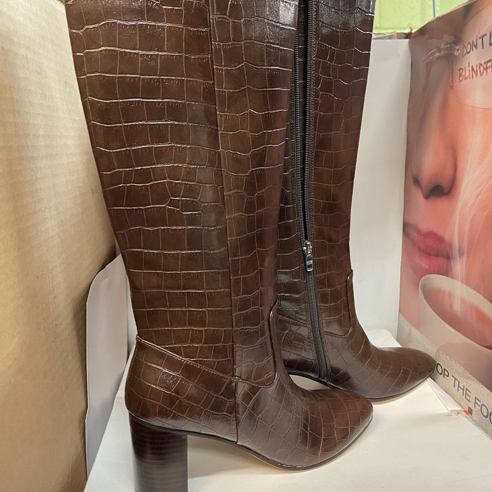 BNIB Marc Fisher Secalm Revela3 Boots Dk Brown - Picture 13 of 16